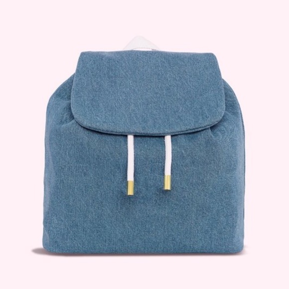 STONEY CLOVER LANE DENIM FLAP BACKPACK NWT